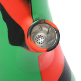 PieceMaker Kahuna - Rasta Color - Worlds Largest Silicone Water Pipe