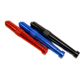 4" Black, Red and Blue Zeppelin Metal Pipe