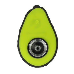 4.75" Silicone Avocado Pipe with removable glass bowl