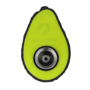 Silicone Avocado Hand Pipe with Glass Insert