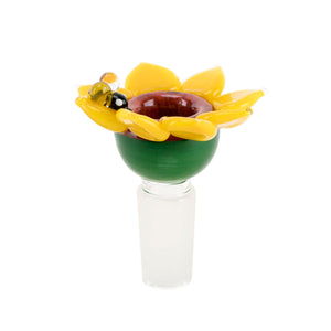 Sunflower with Bumble Bee Design - 14mm Bowl Made in USA