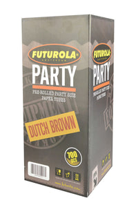 Futurola Pre Rolled Cones Party Size 26mm filter tip 140mm cone HUGE - Dutch Brown