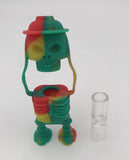 Skeleton Soldier Silicone Covered Glass Taster