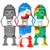 Skeleton Soldier Silicone Covered Glass Taster