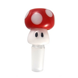 Red Mushroom 14mm Bowl by Empire Glassworks USA